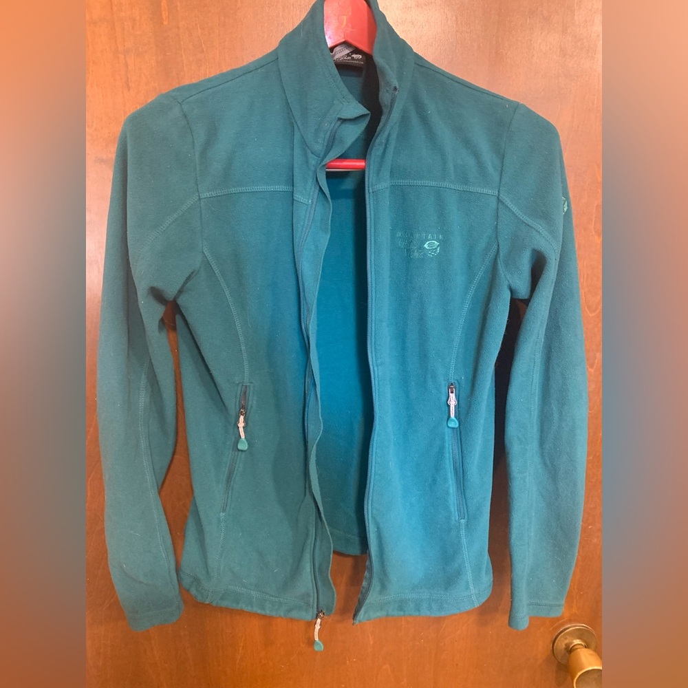 Mountain Hardwear Teal Fleece Jacket